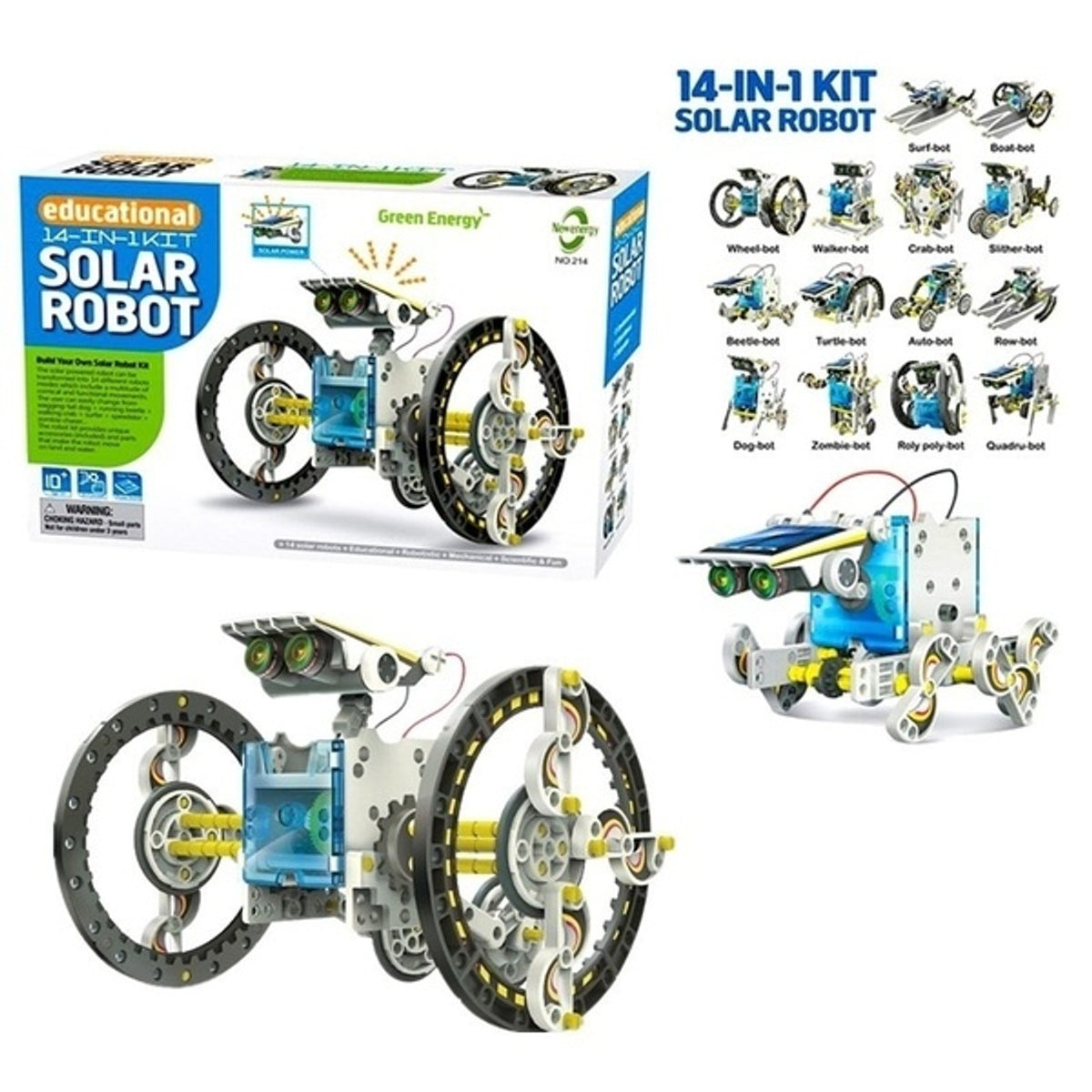 14in1 solar shop robot