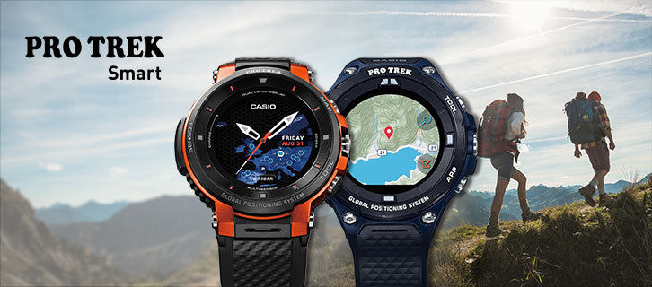 Casio pro trek touchscreen outdoor smart watch resin online strap