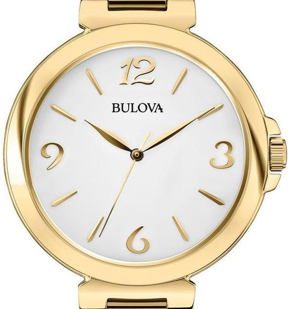 Authentic BULOVA Gold Tone Stainless Steel Ladies Watch