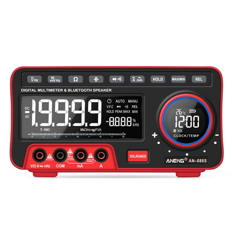 ANENG AN8009 NVC Digital Display Multimeter, Specification: Standard with  Cable(Black)