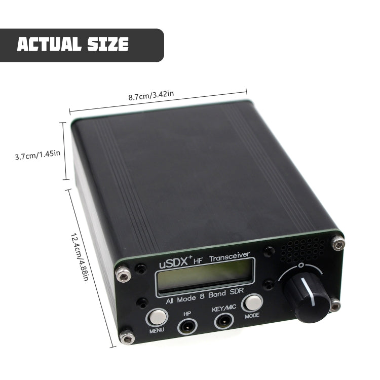 Usdr Usdx + V2 Plus 8 Band SDR Full Mode HF SSB QRP High Frequency Tra ...