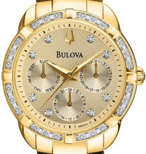 Load image into Gallery viewer, Authentic BULOVA Diamond Collection Multifunction Ladies Watch
