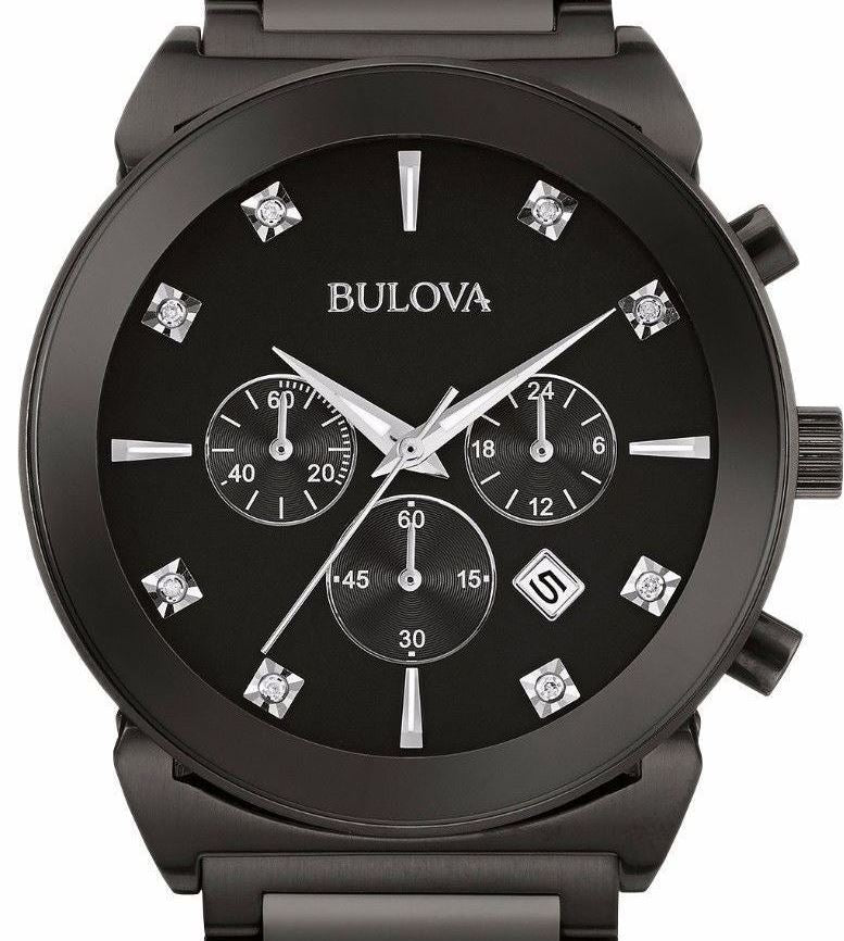 BULOVA Diamond Collection Chronograph Mens Watch