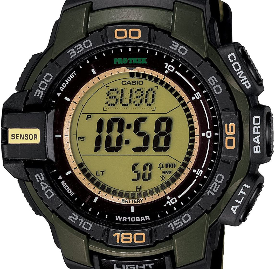 Authentic CASIO Pro Trek Tough Solar Digital Mens Watch