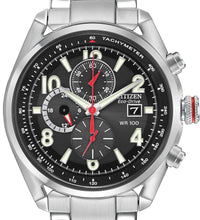 Load image into Gallery viewer, Authentic CITIZEN Eco-Drive Chandler Stainless Steel Chronograph Mens Watch
