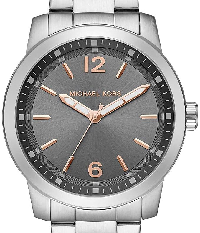 Authentic MICHAEL KORS Vonn Gunmetal Stainless Steel Mens Watch