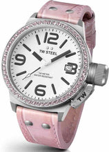 Load image into Gallery viewer, Authentic TW STEEL Canteen Crystal Accented Oversized Ladies Watch
